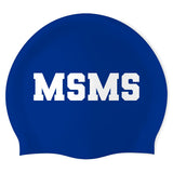 MS School for Mathematics and Science - Swimoutlet PO25427224 (RBL/01) - Wrinkle-Free Silicone Swimming Cap