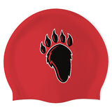 Lake Forest College Swimming - Swimoutlet 26551233 (RED/02) - Wrinkle-Free Silicone Swimming Cap
