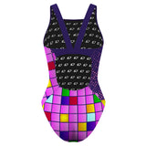 Go Capital (Disco Theme) - Classic Strap Swimsuit