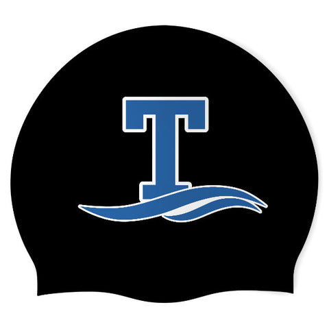 Trinity Swimming - Swimoutlet PO53947 (BLK/02) - Wrinkle-Free Silicone Swimming Cap