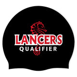 Fort Leavenworth Lancers - Swimoutlet PO25931432 (BLK/02) - Wrinkle-Free Silicone Swimming Cap
