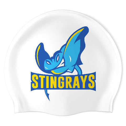 Ray’s Splash Planet - Swimoutlet PO 26582363 (WHT/03) - Wrinkle-Free Silicone Swimming Cap
