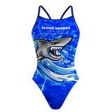 Alpha Sharks Swim Club - Skinny Strap Swimsuit
