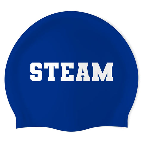 Steam Academy - Swimoutlet PO24631035 (RBL/01) - Wrinkles Free Silicone Swimming Cap