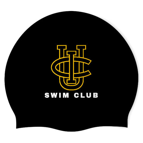 UCI SWIM CLUB - Swimoutlet PO26061851 (BLK/02) - Wrinkle-Free Silicone Swimming Cap
