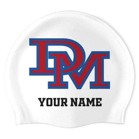DeMatha Catholic HS NAME - Swimoutlet PO22945754 (WHT/2) - Custom Silicon Swimcap