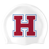 Huntsville High School - Swimoutlet PO26592110 (WHT/02) - Wrinkle-Free Silicone Swimming Cap