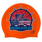 Tri & Stop Us - Silicone Swimming Cap