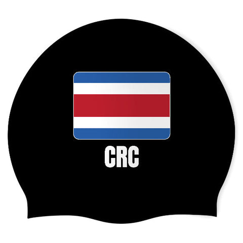 AQ2 - Swimoutlet PO26361903 (BLK/03) - Wrinkle-Free Silicone Swimming Cap