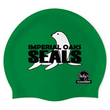 Imperial Oaks Swim Team - Swimoutlet PO17946477 (KEL/02) - Wrinkles Free Silicone Swimming Cap