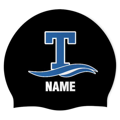 Trinity Swimming - Swimoutlet PO53947 (BLK/02/P) - Wrinkle-Free Silicone Swimming Cap