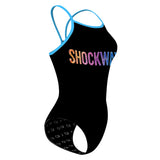 LE-Ladies-Black- No wave - Skinny Strap Swimsuit