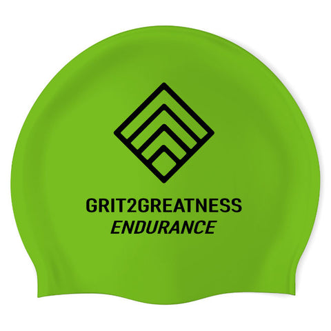 Grit2greatness Endurance- Swimoutlet PO18064472 (DGG/01) - Wrinkle-Free Silicone Swimming Cap