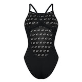Mission Marlin - Solid Skinny Strap Swimsuit - PERSONALIZED