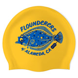 Crown Beach Flounderers - Swimoutlet PO46665 (YEL/02) - Wrinkle-Free Silicone Swimming Cap