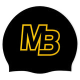 Mission Bay High Swim Team – Swimoutlet 78598 (BLK-01) - Wrinkle-Free Silicone Swimming Cap