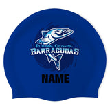 Potomac Crossing Barracudas - Swimoutlet PO72941 (RBL/03/P) - Wrinkle-Free Silicone Swimming Cap