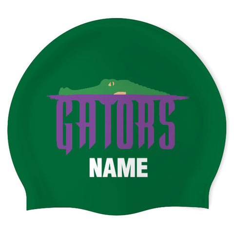 Governor's Ranch Gators - Swimoutlet PO42790 (DGR/03/P) - Wrinkle-Free Silicone Swimming Cap