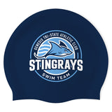 Genesis Tri-State Athletic Club - Swimoutlet PO73487 (NBLU_02) - Wrinkle-Free Silicone Swimming Cap