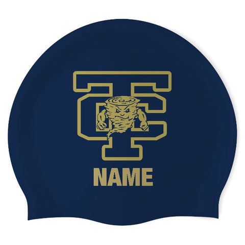 Bucyrus-Tiffin YMCA - Swimoutlet PO25606709 (NBL/01/P) - Wrinkle-Free Silicone Swimming Cap