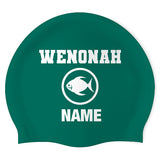 Wenonah Waverunners - Swimoutlet PO71829 (DGR/01/P) - Wrinkle-Free Silicone Swimming Cap