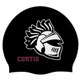 Curtis Warriors - Swimoutlet PO25661969 (BLK/02) - Wrinkle-Free Silicone Swimming Cap