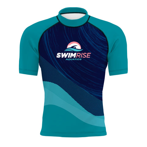 Swim Rise Aquatics - Men's Surf UPF50+ Short Sleeve Rash Guard
