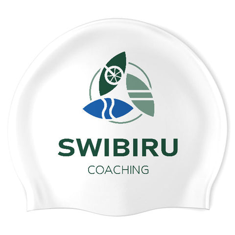 SWIBIRU - Swimoutlet PO26152980 (WHT/03) - Wrinkle-Free Silicone Swimming Cap