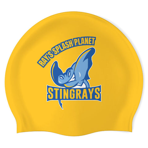 Ray’s Splash Planet - Swimoutlet PO25407738 (YEL/03) - Wrinkle-Free Silicone Swimming Cap