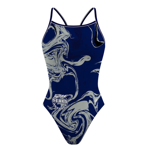 Weyburn Silver Seals - Skinny Strap Swimsuit