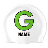 Farmington Glen Aquatic Club - Swimoutlet PO26297991 (WHT/02/P) - Wrinkle-Free Silicone Swimming Cap