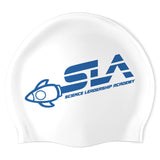 Science Leadership Academy - Swimoutlet PO25680702 (WHT/01) - Wrinkle-Free Silicone Swimming Cap