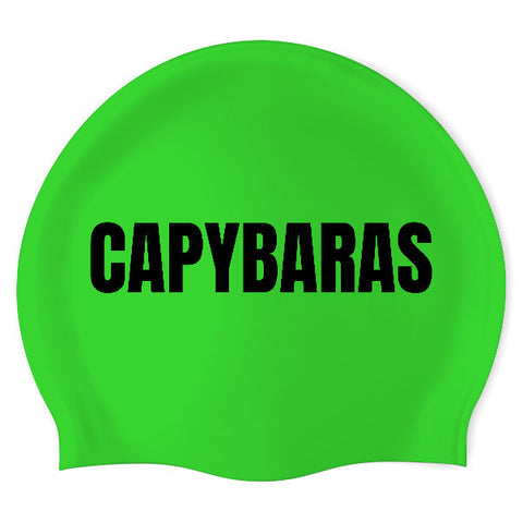 Capybaras - Swimoutlet PO26474957 (DGG/01) - Wrinkle-Free Silicone Swimming Cap