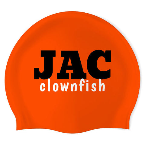 JeffSwim - Swimoutlet PO15427 (ORG/02) - Wrinkle-Free Silicone Swimming Cap