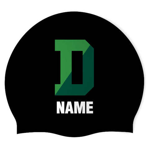 Deerfield Academy - Swimoutlet PO2943-0113 (BLK/02/P) - Wrinkle-Free Silicone Swimming Cap