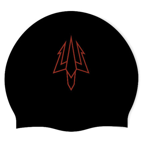 Danville Sea Devils Swim Team - Swimoutlet PO11638 (BLK/01) - Wrinkles Free Silicone Swimming Cap