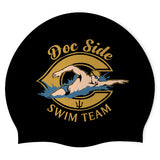 Dockside Swim - Swimoutlet PO 26592581 (BLK/03) - Wrinkle-Free Silicone Swimming Cap