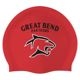 Great Bend HS Girls' - Swimoutlet PO26056618 (RED/02) - Wrinkle-Free Silicone Swimming Cap