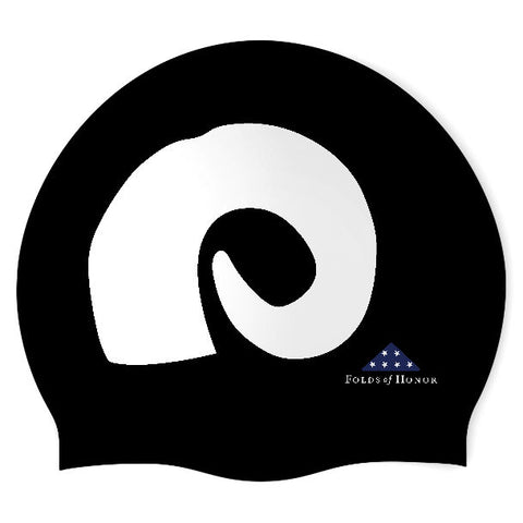 Owasso HS - West Campus - Swimoutlet PO25885029 (BLK/04) - Wrinkle-Free Silicone Swimming Cap