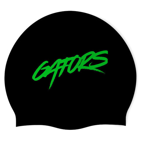 Woodbine Gators - Swimoutlet PO2943-0139 (BLK/01) - Wrinkle-Free Silicone Swimming Cap