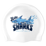 Tukwila Pool MPD  - Swimoutlet PO25544365 (WHT/03) - Wrinkle-Free Silicone Swimming Cap