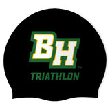 Black Hill Triathlon - Swimoutlet PO25956501 (BLK/03) - Wrinkle-Free Silicone Swimming Cap