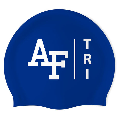 Air Force Academy Triathlon Team - Swimoutlet PO24652585 (RBL/01) - Wrinkles Free Silicone Swimming Cap