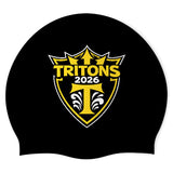 TRITONS - Swimoutlet PO26013781 (BLK/02) - Wrinkle-Free Silicone Swimming Cap