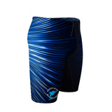 White Court Blue Dolphins Revised - Jammer Swimsuit