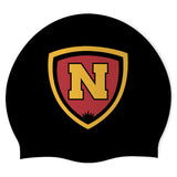 Newport HS Girls Swive - Swimoutlet PO73302 (BLK/02) - Wrinkle-Free Silicone Swimming Cap