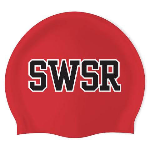 Sugarwood Stingrays - Swimoutlet PO26111142 (RED/02) - Wrinkle-Free Silicone Swimming Cap