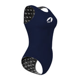 Making Waves - Solid Women's Waterpolo Swimsuit Classic Cut