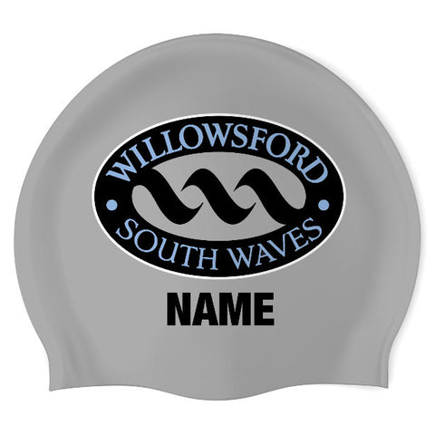 Willowsford South Waves - Swimoutlet PO60548 (SIG/03/P) - Wrinkle-Free Silicone Swimming Cap