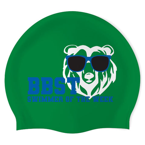 Bear Branch Swim Team - Swimoutlet PO71460 (KEL/03) - Wrinkle-Free Silicone Swimming Cap